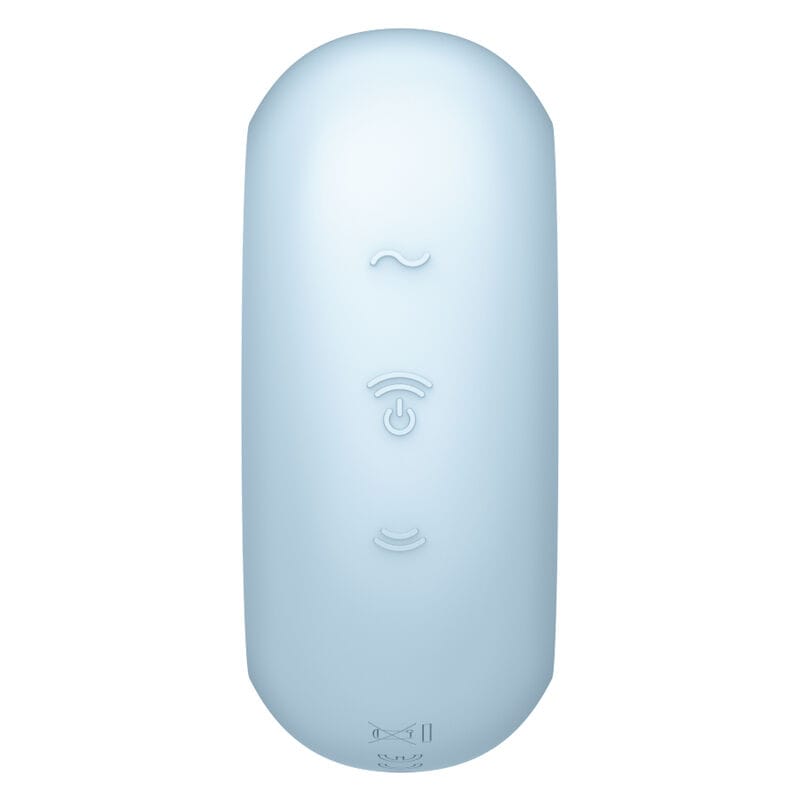 Satisfyer - Pro to Go 3 Doppelter Luftpulsstimulator & Vibrator Blau