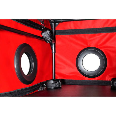 Fetisch-Toy Kink Club la Niche Cabin Schwarz & Rot.8