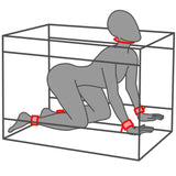 Fetisch-Toy Kink Club la Niche Cabin Schwarz & Rot.11