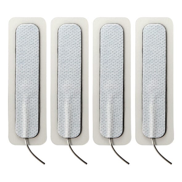 Selbstklebende Elektro-Pads lang (4 Stück)