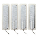 Selbstklebende Elektro-Pads lang (4 Stück)