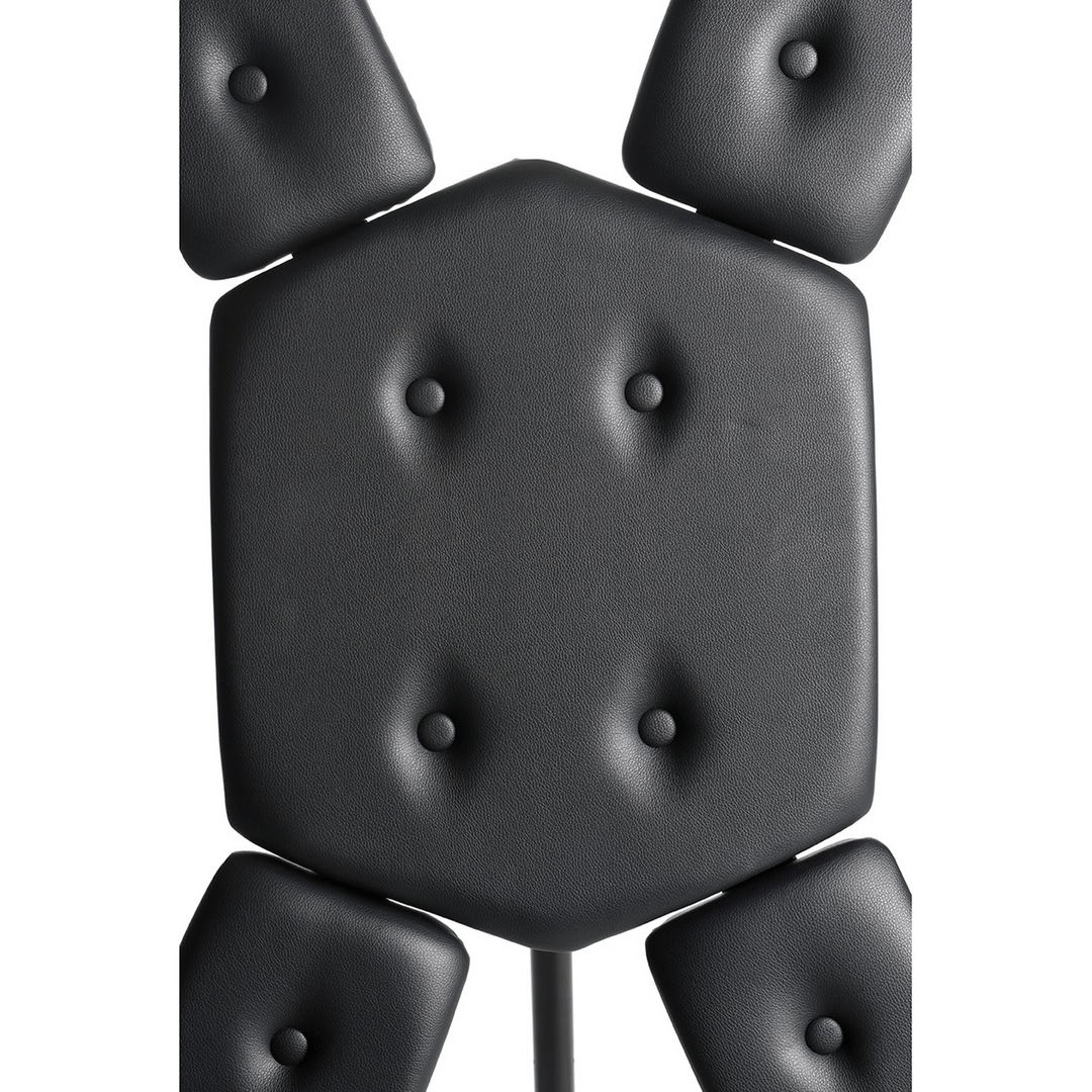 Sexmöbel Master Series Andreaskreuz Deluxe freistehend mit verstellbarem Winkel Schwarz 183,4 cm – Ansicht 5