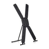Sexmöbel Master Series Andreaskreuz Deluxe freistehend mit verstellbarem Winkel Schwarz 183,4 cm