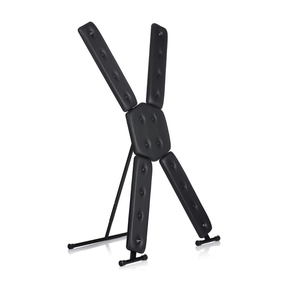 Sexmöbel Master Series Andreaskreuz Deluxe freistehend mit verstellbarem Winkel Schwarz 183,4 cm