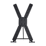 Sexmöbel Master Series Andreaskreuz Deluxe freistehend mit verstellbarem Winkel Schwarz 183,4 cm – Ansicht 3