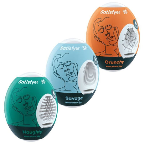 Sextoy 3 Eier Naughty Savage & Crunchy
