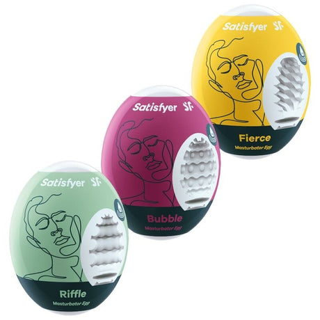 Sextoy 3 Eier Riffle Bubble & Fierce