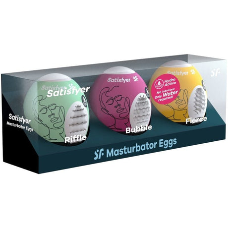 Sextoy 3 Eier Riffle Bubble & Fierce