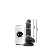 Sextoy Silikon Dichte Cocksil Artikulierbar Schwarz