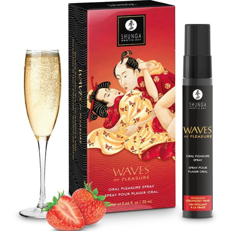Intimpflege Waves Pleasure Spray Oral Sexuctive Erdbeere 20 ml