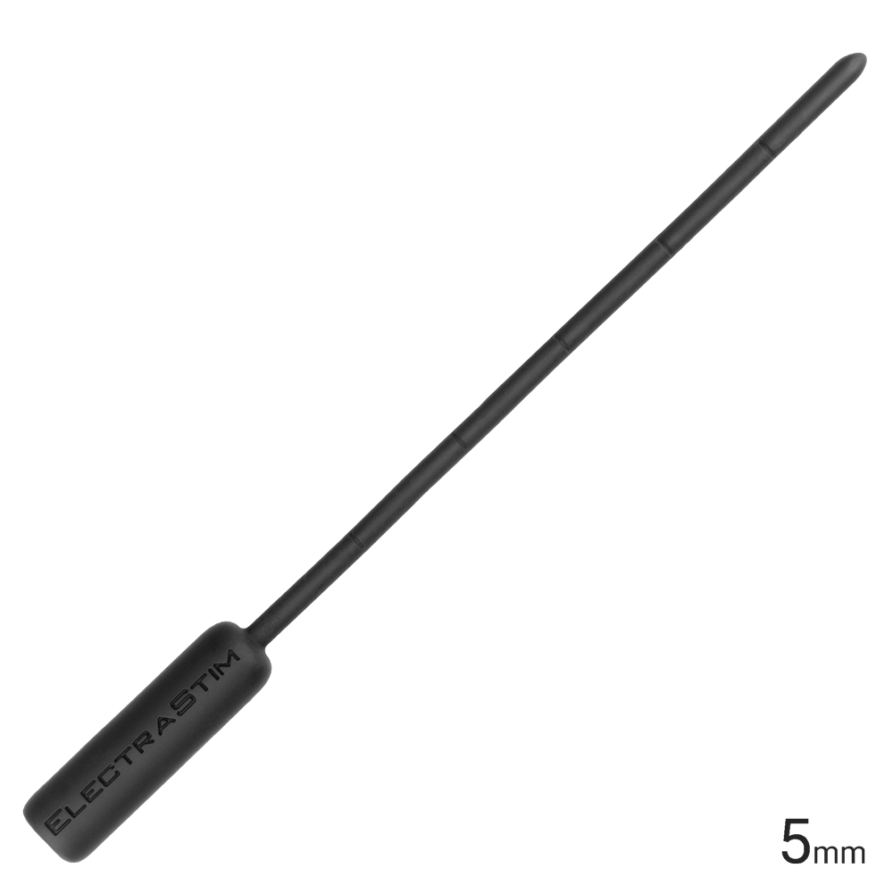 Silicone Noir 5mm Flexible Urethral Sound