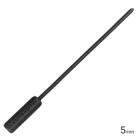 Silicone Noir 5mm Flexible Urethral Sound