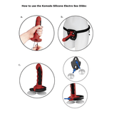 Silikon Fusion Komodo Elektro-Dildo 16,2 x 3,6 cm – Ansicht 2