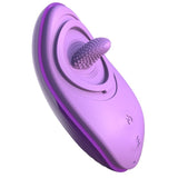Silikon-Zungen-Auflegevibrator Lila 13 cm – Ansicht 3