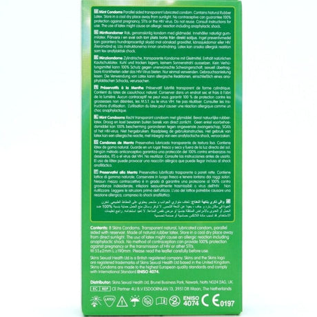 Skins - Mint Premium Kondome Packung 8