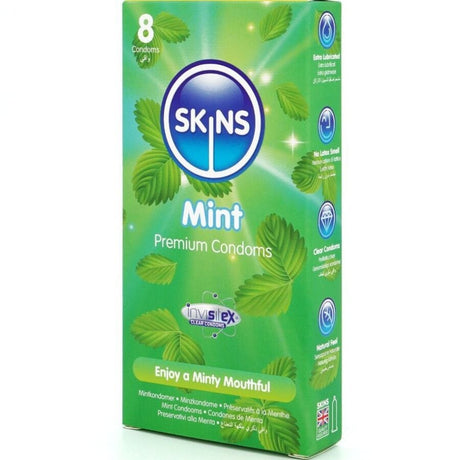 Skins - Mint Premium Kondome Packung 8