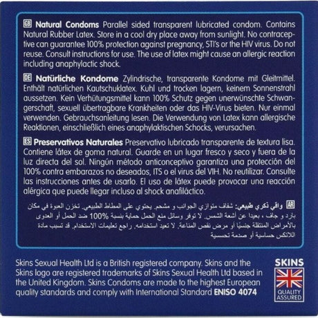Skins - Natürliche Premium-Kondome Packung 4