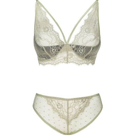 Slip Fashion Pine Lc 90667 Bh + Panty Khaki Grün