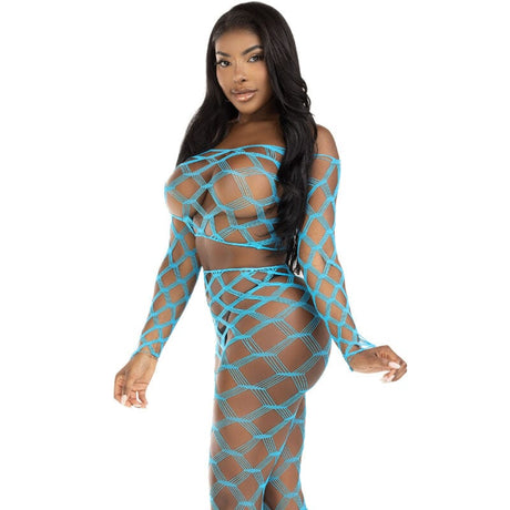 Slip Top &amp Leggings Hardcore Blau