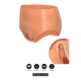 Slip Verborgene Begierde Alter Ego Offene Vagina Brief Hochgeschnittenes Fleisch Hautfarbe