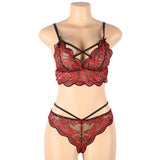 Slip Zweiteiliges Set Spitzenoberteil und Höschen S/M – Ansicht 8