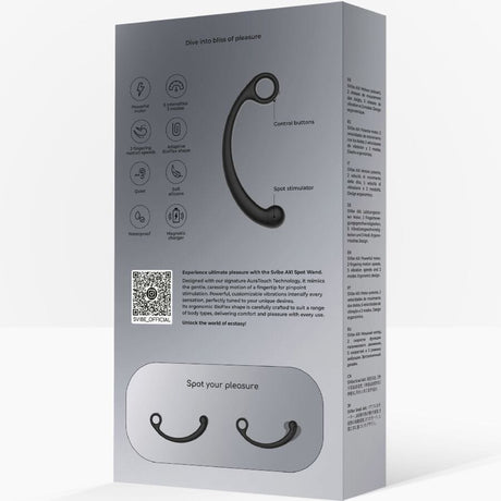 Snail Vibe - Axi Vibrierender Massagestab Schwarz