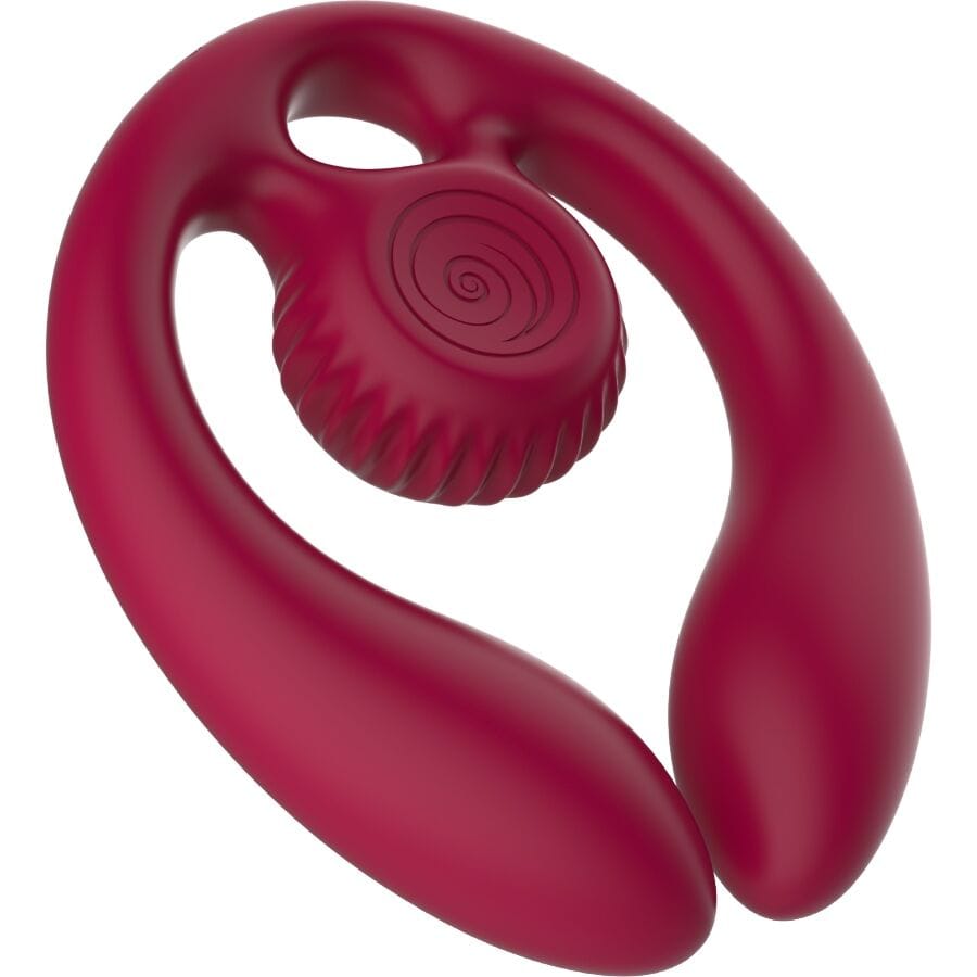 Vibrator Gizi Duo Paarstimulator Fernbedienung Burgund.1