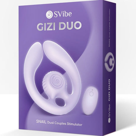Snail Vibe - Gizi Duo Paarstimulator Fernbedienung Lila