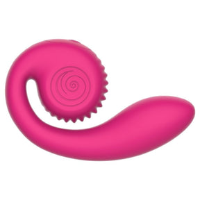 G-Punkt-Vibrator Gizi Lite Dual g-Spot & Clitoral Pink 12 cm