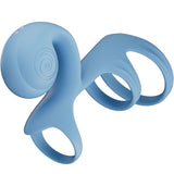 Penisring Jovi Arc Couple Ring Fernbedienung Blau Ø 5 cm