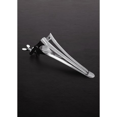 Spekulum XL aus Edelstahl Silber 19 cm