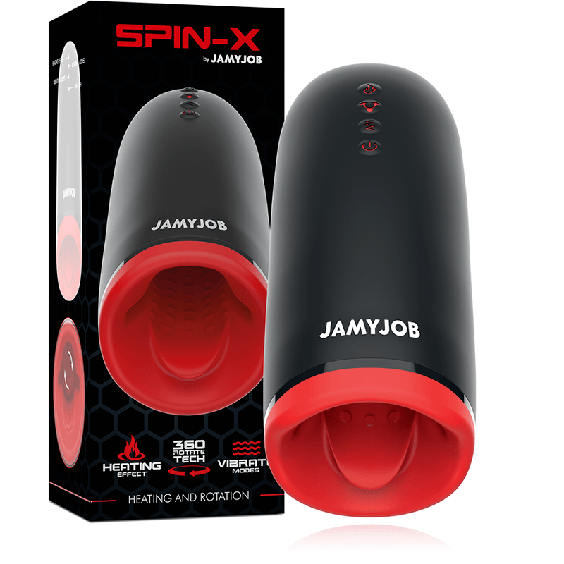 Spin-X Masturbator mit Heiz- und Rotationsfunktion – Ansicht 2