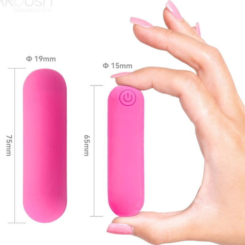 Splash Haha Bullet Silikon Rosa 7,5 x 1,9 cm – Ansicht 4