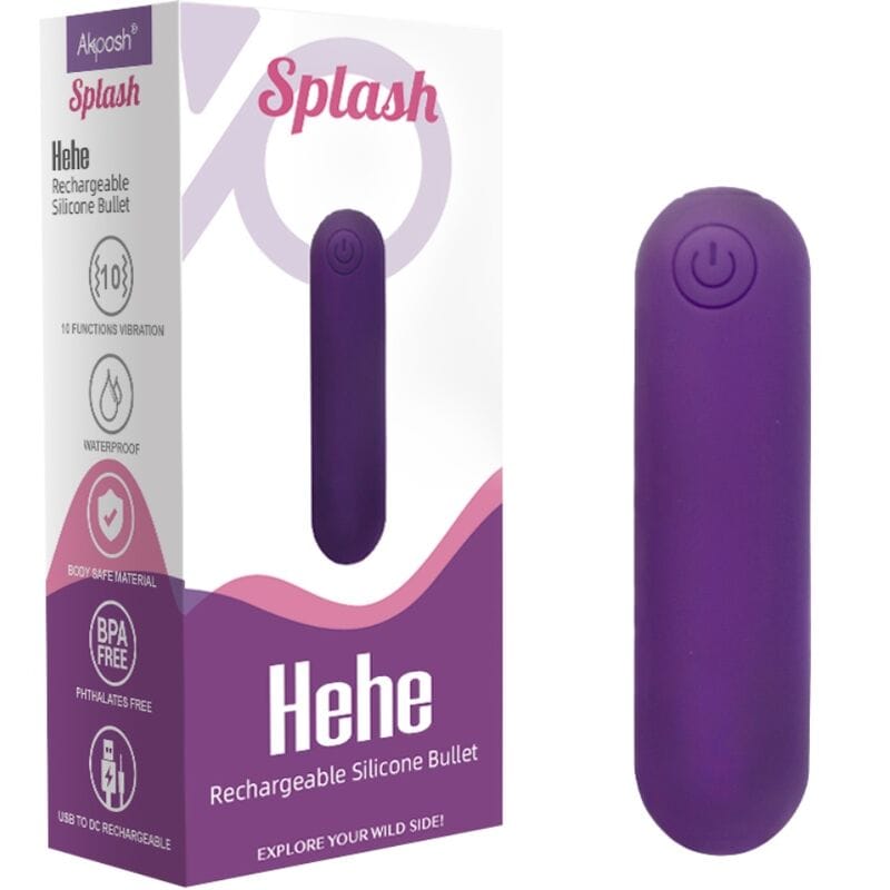 Splash Hehe Bullet Silikon Lila 6,5 x 1,5 cm – Ansicht 6