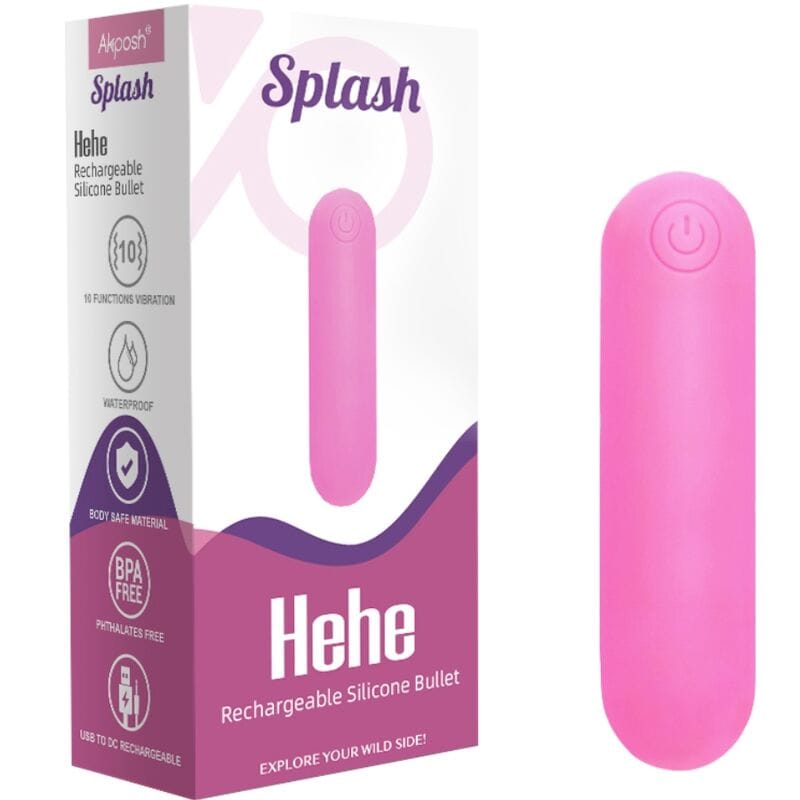 Splash Hehe Bullet Silikon Rosa 6,5 x 1,5 cm – Ansicht 6