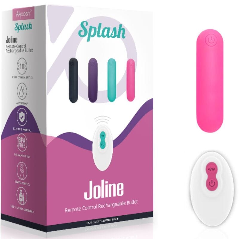 Splash Joline Bullet Silikon mit Fernbedienung Rosa 6,5 x 1,5 cm – Ansicht 5