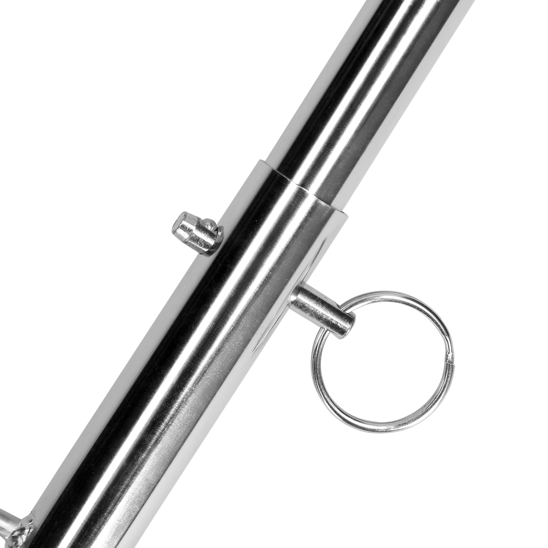 Spreizstange Ouch mit mehreren Ringen Silber 76,5 cm – Ansicht 7