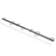 Spreizstange Ouch mit mehreren Ringen Silber 76,5 cm