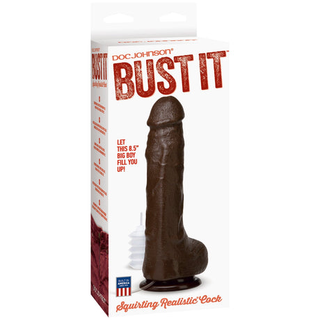 Spritzender Dildo Ibiza schwarz 23 x 5 cm