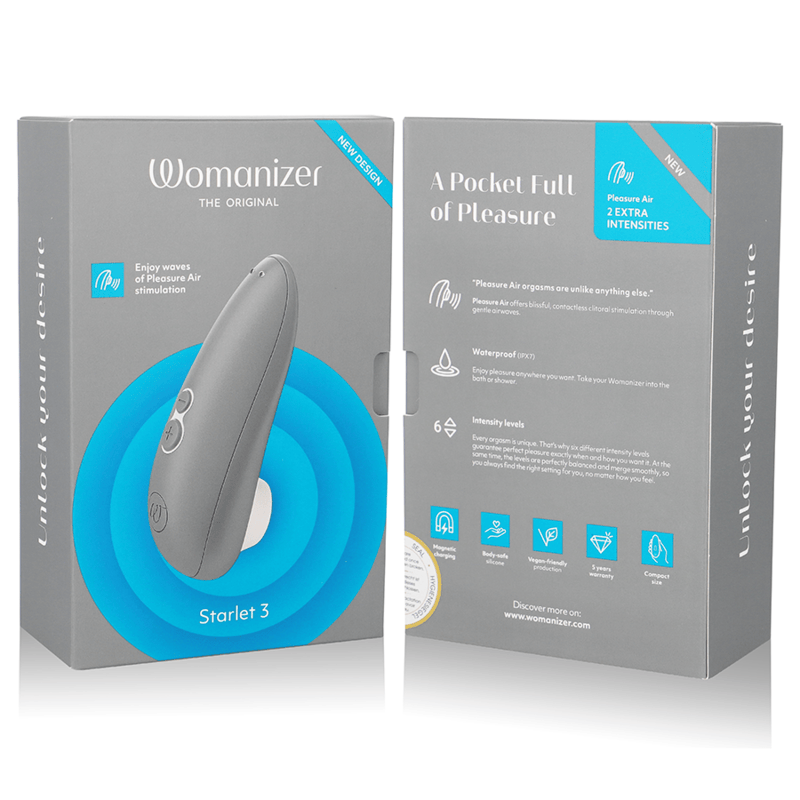 Starlet 3 Klitorisstimulator Grau – Ansicht 7