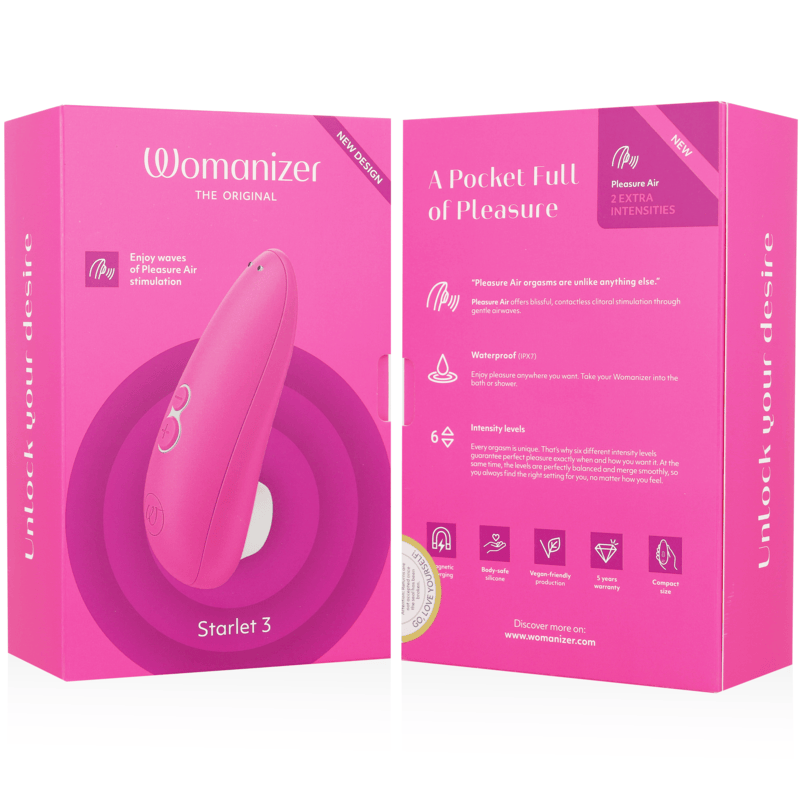 Starlet 3 Klitorisstimulator Rosa – Ansicht 7