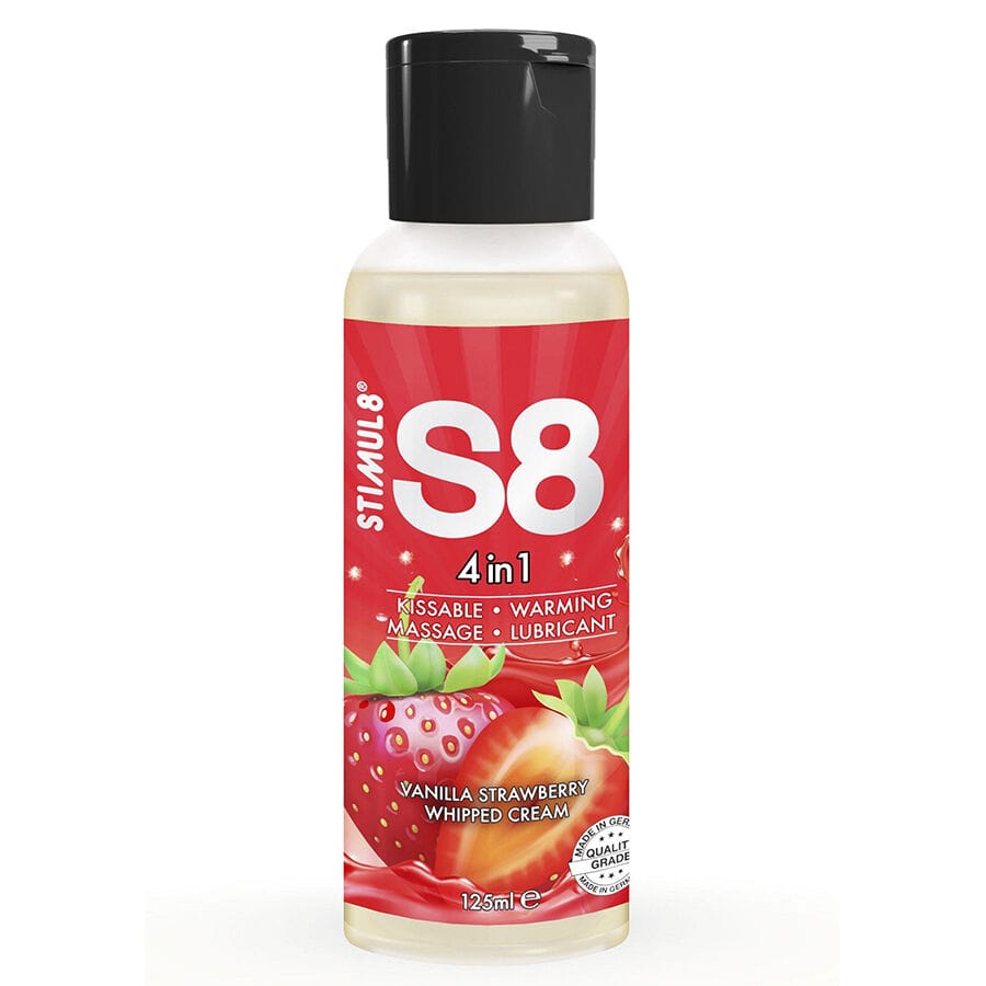 Gleitgel Stimul8 S8 4-in-1 Erdbeer-Dessert 125 ml