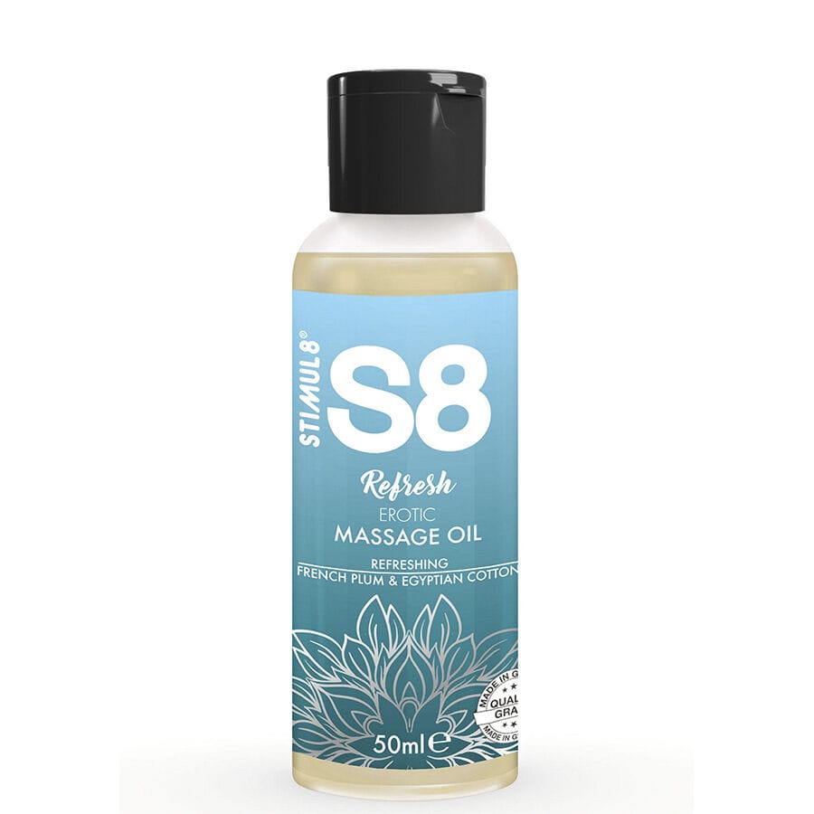 Massageöl Stimul8 S8 Refresh Baumwoll 50 ml
