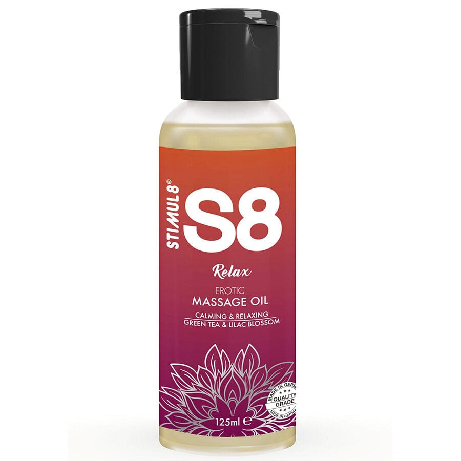 Massageöl Stimul8 S8 Relax Grüner-Tee 125 ml