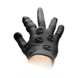 Stimulations-Handschuh Silikon Schwarz 28 cm