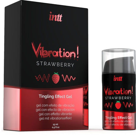 Stimulationsgel Vibrationsgel Erdbeere stimulierend 15 ml