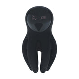 Stimulator für die Eichel mit Vibration und Tentakeln aus Silikon Schwarz 11,8 x 5,3 cm – Ansicht 4