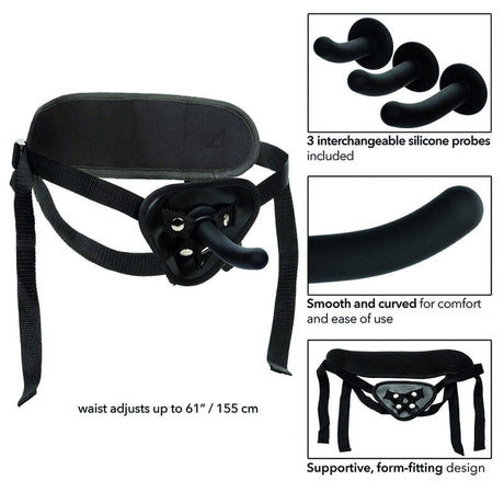 Strap-on Boundless Silikon-Kurve-Pegging-Kit 9 x 2 cm