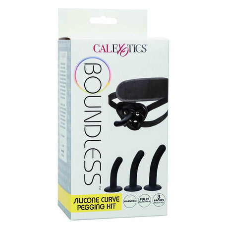 Strap-on Boundless Silikon-Kurve-Pegging-Kit 9 x 2 cm