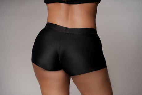 Strap-on-Boxershorts mit Vibration Schwarz – Ansicht 12